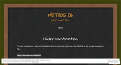 Desktop Screenshot of netdog06.wordpress.com