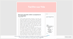 Desktop Screenshot of facilitesuavida.wordpress.com