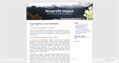 Desktop Screenshot of nonprofitimpact.wordpress.com