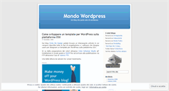 Desktop Screenshot of mondowordpress.wordpress.com