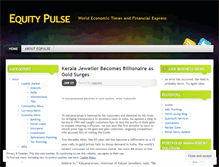 Tablet Screenshot of eqpulse.wordpress.com