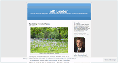 Desktop Screenshot of mdleader.wordpress.com