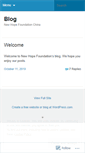 Mobile Screenshot of hopefosterhome.wordpress.com