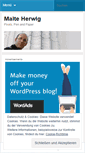 Mobile Screenshot of malteherwig.wordpress.com
