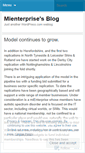 Mobile Screenshot of mienterprise.wordpress.com