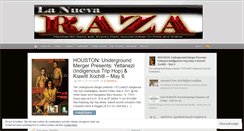 Desktop Screenshot of nuevaraza.wordpress.com