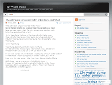 Tablet Screenshot of 12vwaterpump.wordpress.com