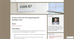 Desktop Screenshot of codebit.wordpress.com