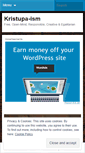 Mobile Screenshot of kristupa.wordpress.com