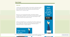 Desktop Screenshot of pokimoki.wordpress.com