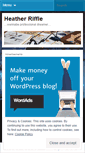 Mobile Screenshot of heatherriffle.wordpress.com