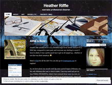 Tablet Screenshot of heatherriffle.wordpress.com