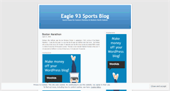 Desktop Screenshot of eagle93sports.wordpress.com