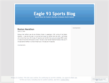 Tablet Screenshot of eagle93sports.wordpress.com