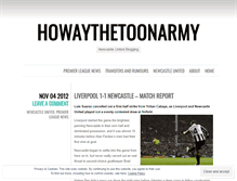 Tablet Screenshot of howaythetoonarmy.wordpress.com