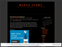 Tablet Screenshot of maplesea.wordpress.com