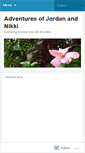 Mobile Screenshot of adventuresofjordanandnikki.wordpress.com