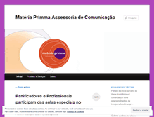 Tablet Screenshot of materiaprimma.wordpress.com