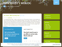 Tablet Screenshot of princess24.wordpress.com
