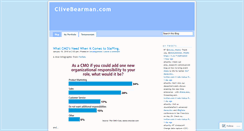 Desktop Screenshot of clivebearman.wordpress.com