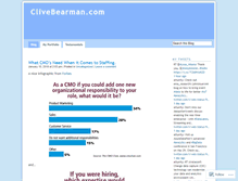 Tablet Screenshot of clivebearman.wordpress.com
