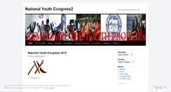 Desktop Screenshot of nationalyouthcongress2.wordpress.com