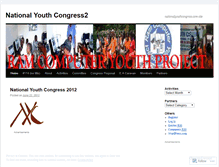 Tablet Screenshot of nationalyouthcongress2.wordpress.com