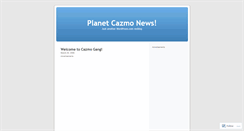 Desktop Screenshot of cazmogang.wordpress.com