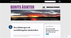 Desktop Screenshot of beritsasikter.wordpress.com