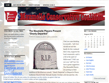 Tablet Screenshot of maumelleconservative.wordpress.com