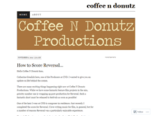 Tablet Screenshot of coffeendonutz.wordpress.com