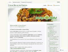 Tablet Screenshot of cosasricasemilia.wordpress.com