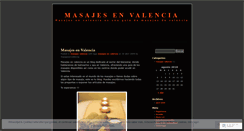 Desktop Screenshot of masajesenvalencia.wordpress.com