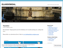 Tablet Screenshot of glasgowgal.wordpress.com
