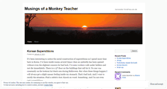 Desktop Screenshot of musingsofamonkeyteacher.wordpress.com