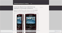 Desktop Screenshot of mobilephonesheaven.wordpress.com