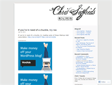 Tablet Screenshot of chrissigfrids.wordpress.com