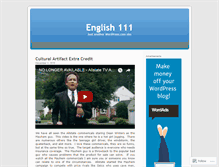 Tablet Screenshot of dcccenglish111.wordpress.com