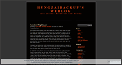 Desktop Screenshot of hungzaibackup.wordpress.com