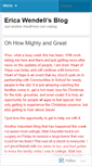 Mobile Screenshot of ericawendell.wordpress.com