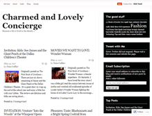 Tablet Screenshot of charmedandlovely.wordpress.com