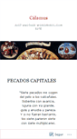Mobile Screenshot of calamusvino.wordpress.com