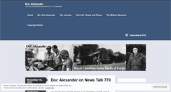 Desktop Screenshot of docalexander.wordpress.com