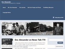 Tablet Screenshot of docalexander.wordpress.com