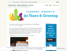 Tablet Screenshot of locallygrownla.wordpress.com