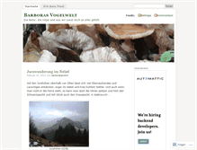 Tablet Screenshot of barboraneversil.wordpress.com