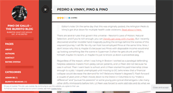 Desktop Screenshot of pinodegallo.wordpress.com