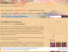 Tablet Screenshot of hamimono.wordpress.com