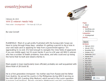 Tablet Screenshot of countryjournal.wordpress.com