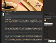 Tablet Screenshot of cafecomlivro.wordpress.com